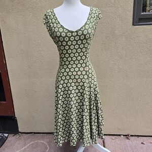 Effie's Heart Olive Daisy Midi Dress